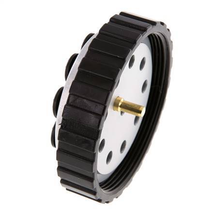 POM Multikupplungsstecker 10x6 mm Steckanschlüsse Vakuum