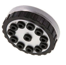 POM Multikupplungsmuffe 12x4 mm Steckanschlüsse Vakuum