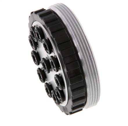 POM Multikupplungsmuffe 12x4 mm Steckanschlüsse Vakuum