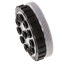POM Multikupplungsmuffe 12x4 mm Steckanschlüsse Vakuum