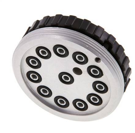 POM Multikupplungsmuffe 12x4 mm Steckanschlüsse Vakuum