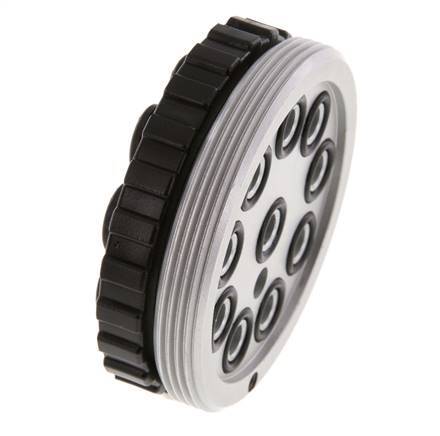 POM Multikupplungsmuffe 10x6 mm Steckanschlüsse Vakuum