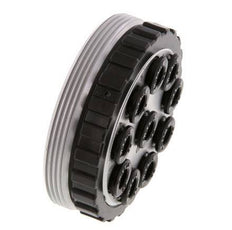 POM Multikupplungsmuffe 10x6 mm Steckanschlüsse Vakuum