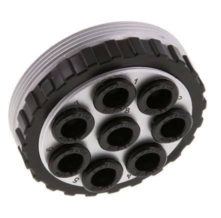 POM Multikupplungsmuffe 8x8 mm Steckanschlüsse Vakuum