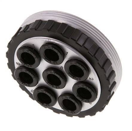 POM Multikupplungsmuffe 8x8 mm Steckanschlüsse Vakuum