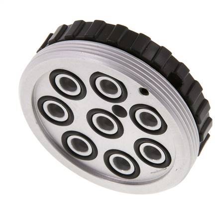 POM Multikupplungsmuffe 8x8 mm Steckanschlüsse Vakuum