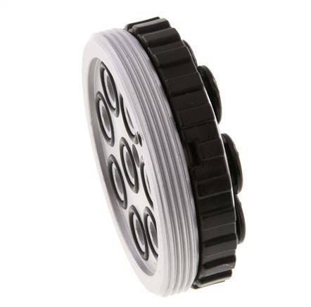 POM Multikupplungsmuffe 8x8 mm Steckanschlüsse Vakuum