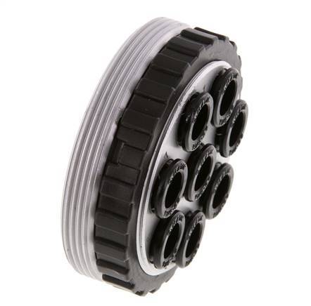 POM Multikupplungsmuffe 8x8 mm Steckanschlüsse Vakuum