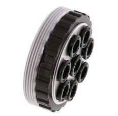 POM Multikupplungsmuffe 8x8 mm Steckanschlüsse Vakuum