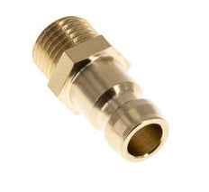 Brass DN 6 Mold Coupling Plug M10x1 Male Threads [5 Pieces]