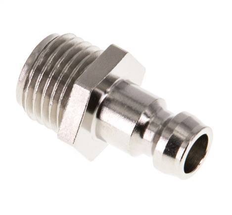 Brass DN 6 Mold Coupling Plug G 1/4 inch Male Threads [5 Pieces]