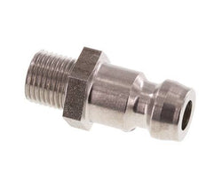 Edelstahl DN 6 Formkupplungsstecker M8x0,75 Außengewinde