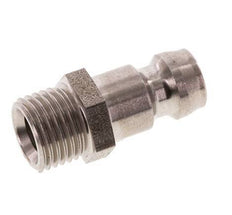 Stainless Steel DN 6 Mold Coupling Plug M10x1 Male Threads