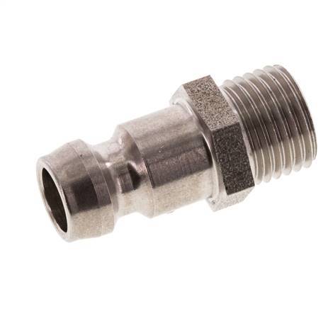 Edelstahl DN 6 Formkupplungsstecker M10x1 Außengewinde