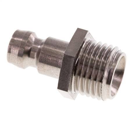 Edelstahl DN 6 Formkupplungsstecker G 1/4 Zoll Außengewinde