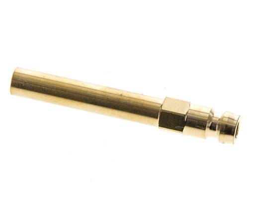 Messing DN 6 Formkupplungsstecker 8x63 mm Steckverbindungen [2 Stück]