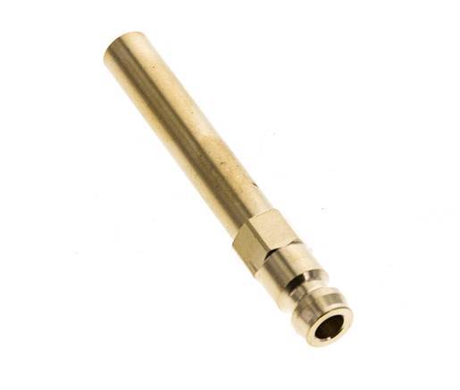 Messing DN 6 Formkupplungsstecker 8x63 mm Steckverbindungen [2 Stück]