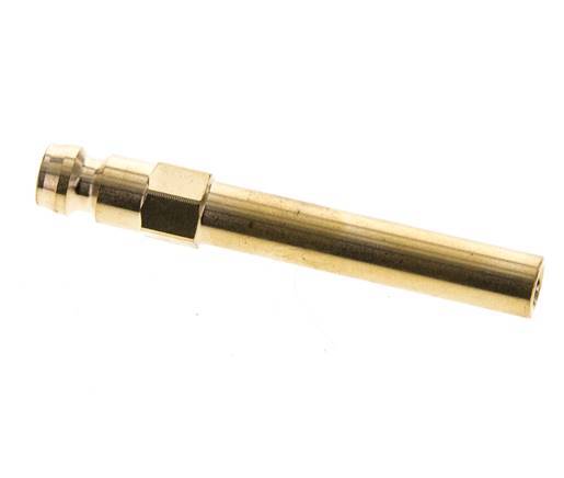 Messing DN 6 Formkupplungsstecker 8x63 mm Steckverbindungen [2 Stück]