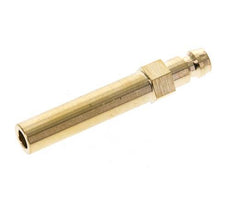 Messing DN 6 Formkupplungsstecker 10x63 mm Steckverbindungen [2 Stück]