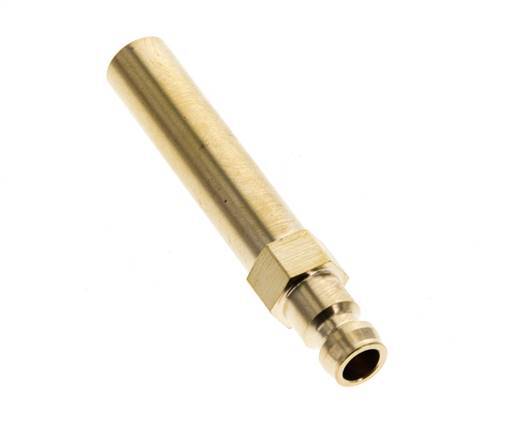 Messing DN 6 Formkupplungsstecker 10x63 mm Steckverbindungen [2 Stück]