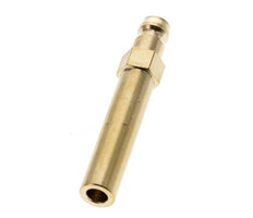 Messing DN 6 Formkupplungsstecker 10x63 mm Steckverbindungen [2 Stück]