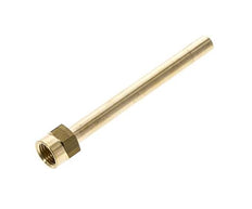 M14x1,5 Innengewinde Messingrohr 120 mm lang