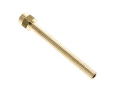 M14x1,5 Innengewinde Messingrohr 120 mm lang