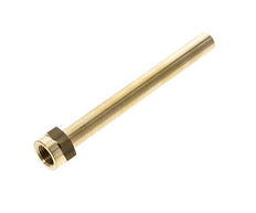 M16x1,5 Innengewinde Messingrohr 150 mm lang