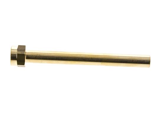 M16x1,5 Innengewinde Messingrohr 150 mm lang