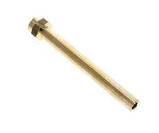 M16x1,5 Innengewinde Messingrohr 150 mm lang