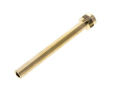 M16x1,5 Innengewinde Messingrohr 150 mm lang