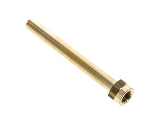 M16x1,5 Innengewinde Messingrohr 150 mm lang