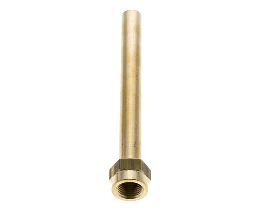 M16x1,5 Innengewinde Messingrohr 150 mm lang