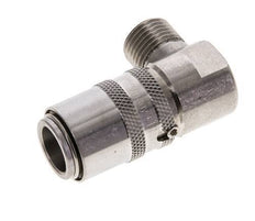 Edelstahl DN 9 Formkupplung Muffe M16x1,5 Außengewinde 90-Grad