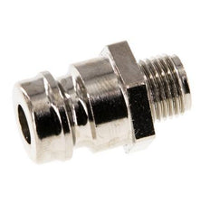 Brass DN 9 Mold Coupling Plug G 1/8 inch Male Threads [5 Pieces]