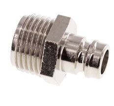 Messing DN 9 Form-Kupplungsstecker G 1/2 Zoll Außengewinde [2 Stück]