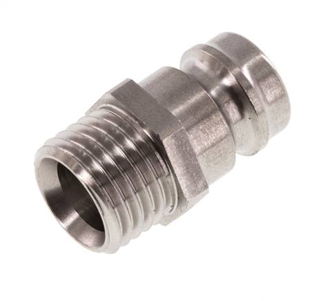 Edelstahl DN 9 Formkupplungsstecker M14x1,5 Außengewinde