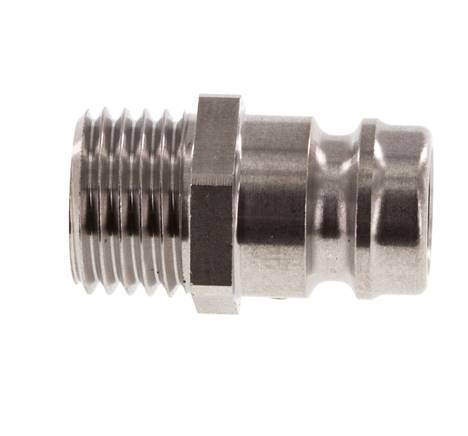 Edelstahl DN 9 Formkupplungsstecker M14x1,5 Außengewinde