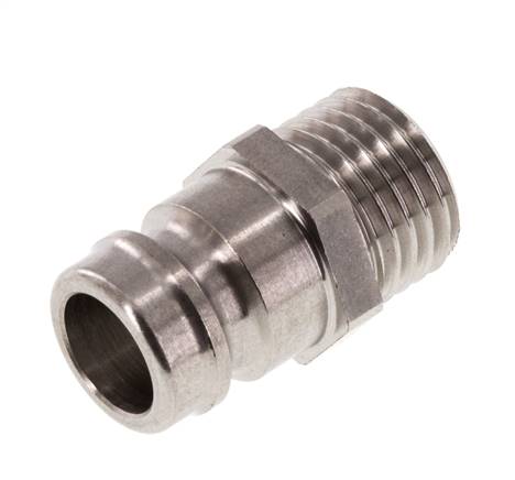Edelstahl DN 9 Formkupplungsstecker M14x1,5 Außengewinde