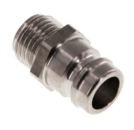Edelstahl DN 9 Formkupplungsstecker G 1/4 Zoll Außengewinde