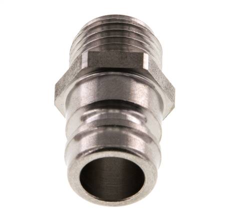 Edelstahl DN 9 Formkupplungsstecker G 1/4 Zoll Außengewinde
