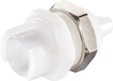POM DN 1,6 Linktech-Kupplungsmuffe 3,2 mm Schlauchsäule Bulkhead Doppelabsperrung Serie 10