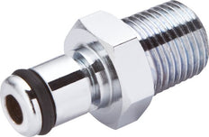Messing DN 3.2 Linktech-Kupplungsstopfen 1/8 Zoll NPT-Außengewinde Doppelte Absperrung Serie 20