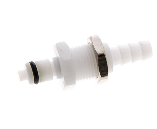 POM DN 3.2 Linktech Kupplungsstecker 6.4 mm Schlauchsäule Bulkhead 20 Serie