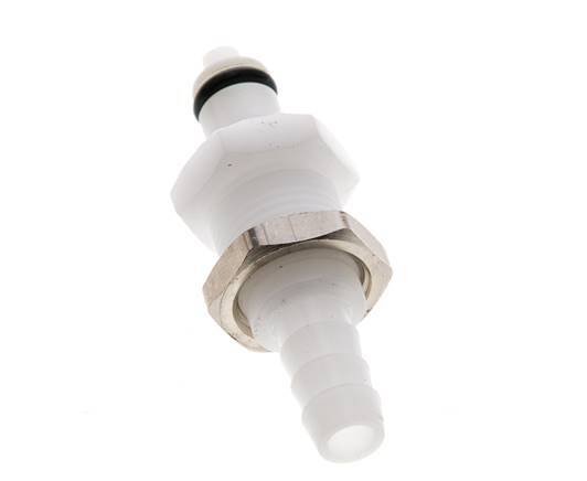 POM DN 3.2 Linktech Kupplungsstecker 6.4 mm Schlauchsäule Bulkhead 20 Serie