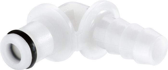 POM DN 3.2 Linktech Kupplungsstecker 3.2 mm Schlauchsäule 90-deg 20 Serie
