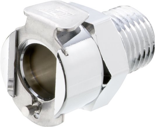 Brass DN 6.4 Linktech Coupling Socket 1/4 inch Male NPT Threads 40 Series