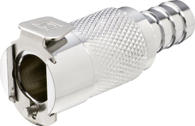 Messing DN 6,4 Linktech-Kupplungsmuffe 6,4 mm Schlauchsäule Doppelabsperrung Serie 40