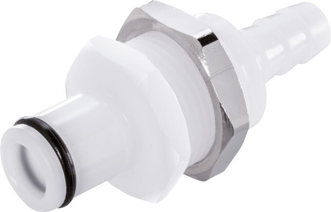 POM DN 6.4 Linktech Kupplungsstecker 7.9 mm Schlauchsäule Bulkhead 40 Serie