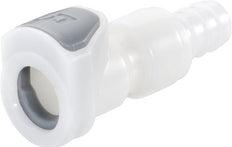 POM DN 6,4 Linktech-Kupplungsmuffe 7,9 mm Schlauchsäule Doppelabsperrung Serie 50